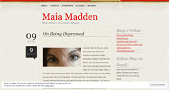Desktop Screenshot of maianmadden.com